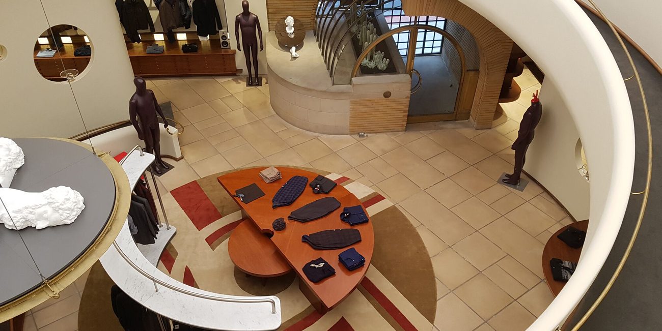 Isaia San Francisco — progetto d'interni Esprit Nouveau, fotografia 1